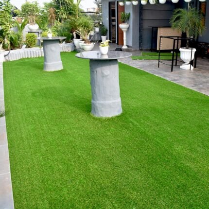 : 40mm 3-tone color high quality artificial grass best for commercial & residential use